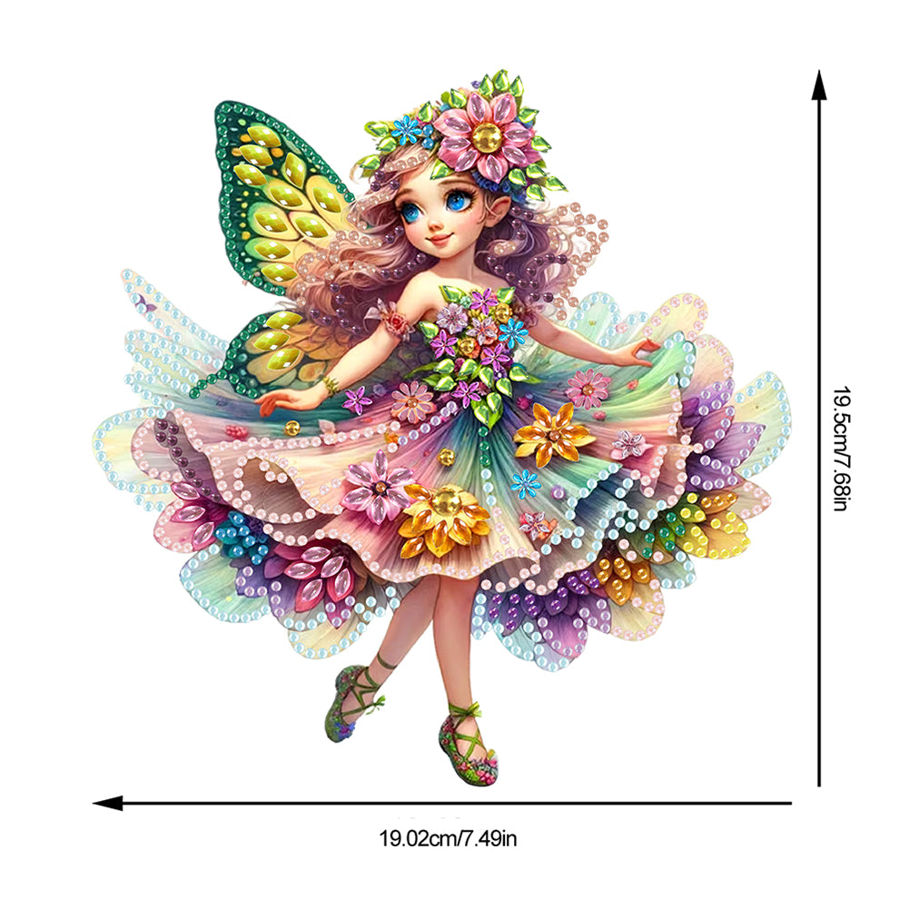 Acrylic Dance Girl 5D DIY Diamond Art Kits Diamond Painting Desktop Ornament Kit