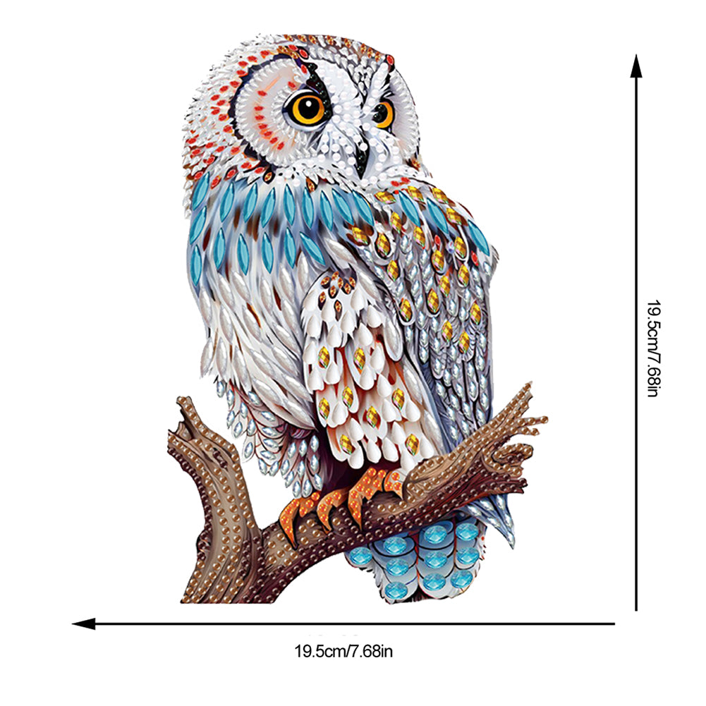 Acrylic Owl Table Top Diamond Painting Ornament Kits Bedroom Desk Decoration