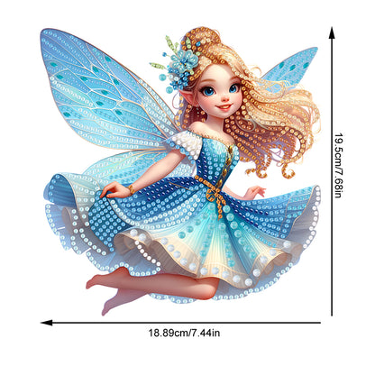 Acrylic Special Shaped Elf Girl Diamond Painting Hanging Decorations Home Decor