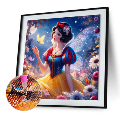 Snow White - Full Round Drill Diamond Painting 30*30CM