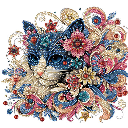 Exquisite Cat - Special Shaped Drill Diamond Painting 30*30CM