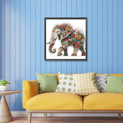 Exquisite Elephant - Special Shaped Drill Diamond Painting 30*30CM