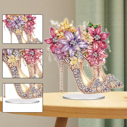 High Heels Special Shaped Diamond Painting Tabletop Ornaments Kit Home Decor