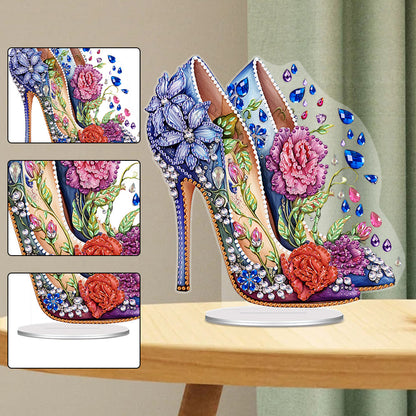 High Heels Special Shaped Diamond Painting Tabletop Ornaments Kit Home Decor