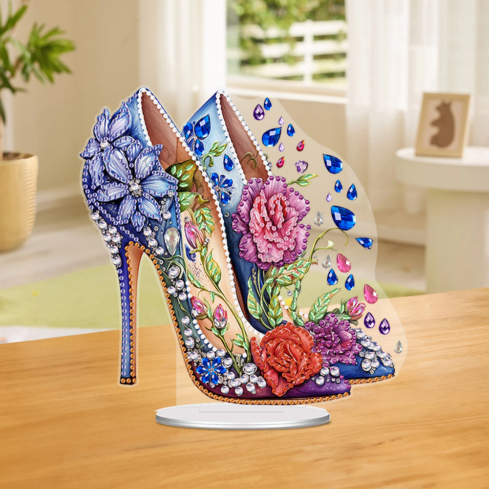 High Heels Special Shaped Diamond Painting Tabletop Ornaments Kit Home Decor