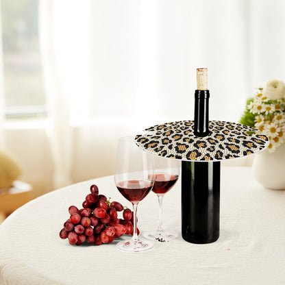 Acrylic Special Shaped Leopard Art Diamond Art Wine Glass Organizer for Bar