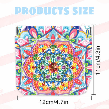 PU Partial Special Shaped Mandala 5D DIY Diamond Painting Wallet Gifts for Women