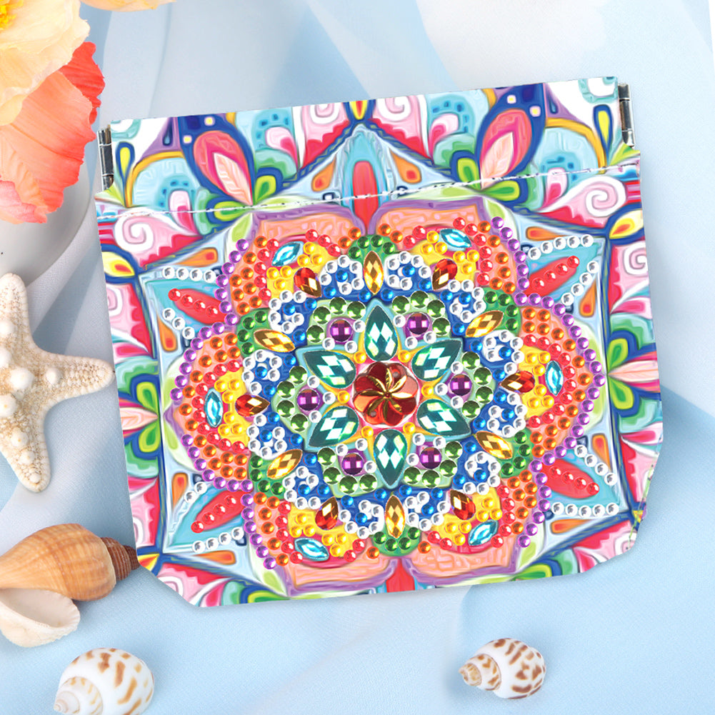 PU Partial Special Shaped Mandala 5D DIY Diamond Painting Wallet Gifts for Women