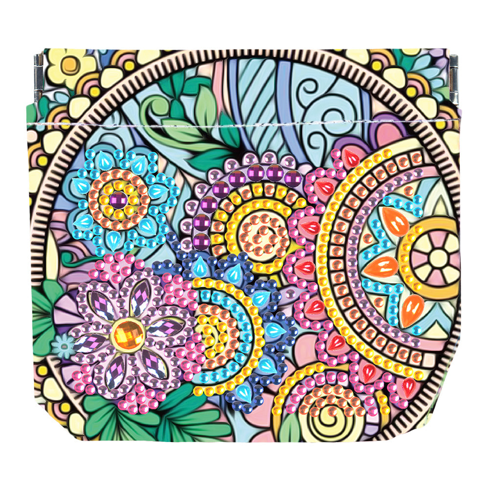 PU Partial Special Shaped Mandala 5D DIY Diamond Painting Wallet Gifts for Women