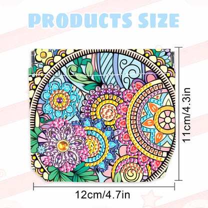 PU Partial Special Shaped Mandala 5D DIY Diamond Painting Wallet Gifts for Women