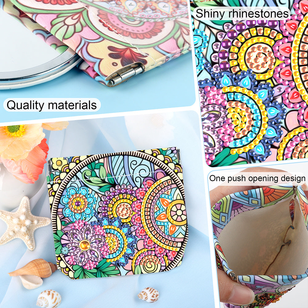 PU Partial Special Shaped Mandala 5D DIY Diamond Painting Wallet Gifts for Women