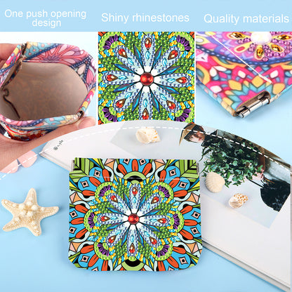 PU Partial Special Shaped Mandala 5D DIY Diamond Painting Wallet Gifts for Women