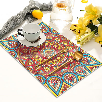 Mandala Pattern Diamond Painting Placemat Diamond Art Crafts for Home Decor