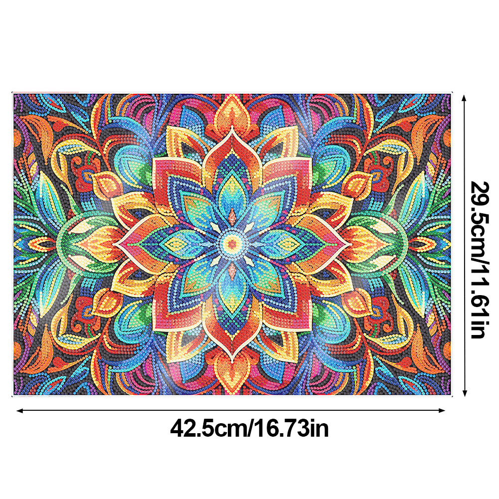 Mandala Pattern Diamond Painting Placemat Diamond Art Crafts for Home Decor