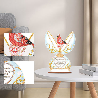 Special Shaped Broken Egg Cardinal Diamond Painting Desktop Decorations