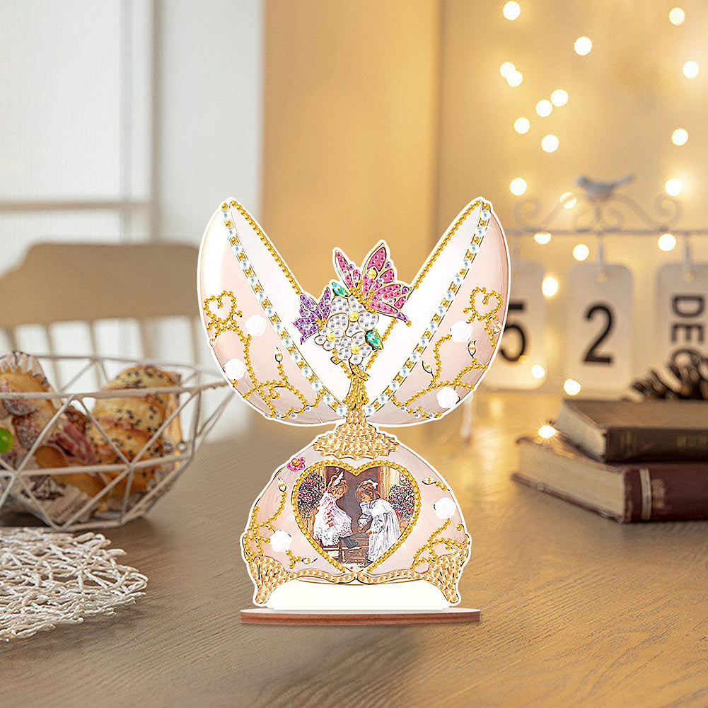 Special Shaped Broken Egg Butterfly Diamond Painting Desktop Decorations