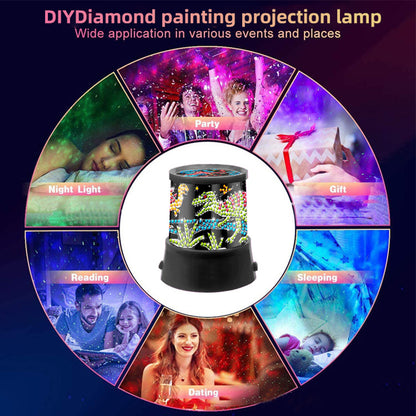Diamond Painting Light Dinosaur Diamond Painting Atmosphere Light for Adult Kids