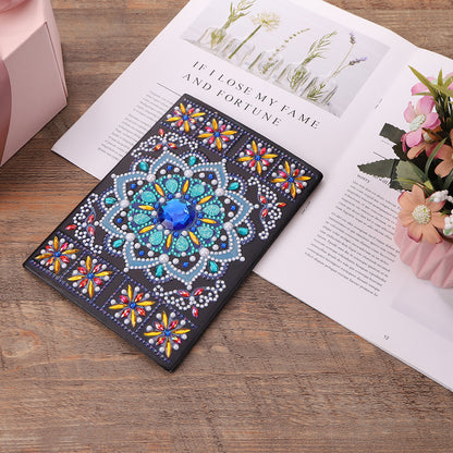 Special Shaped Mandala Diamond Painting Diary Book Rhinestone Art Hand Craft Kit