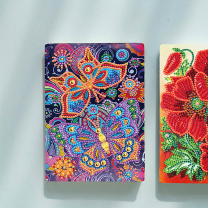 Special Shaped Butterfly Diamond Painting Diary Book Crystal Notepad Sketchbook