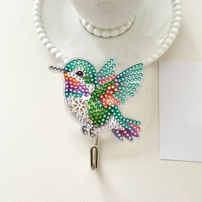 6Pcs Diamond Painting Hooks Diamond Art Craft Wall Hooks Home Decor(Hummingbird)