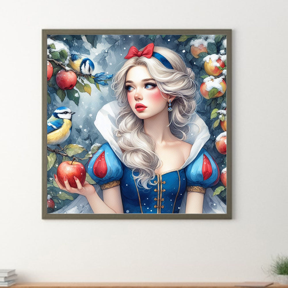 Snow White - Full Round Drill Diamond Painting 40*40CM