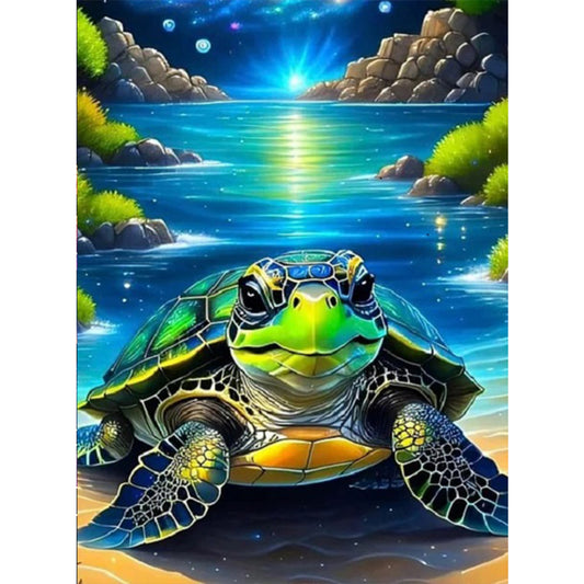 Turtle - Full Round Drill Diamond Painting 45*60CM