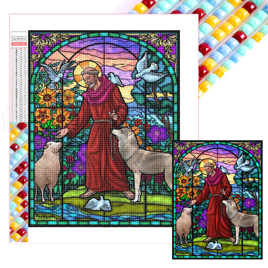 Saints And Wolves - Full Square Drill Diamond Painting 30*40CM