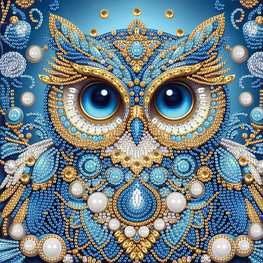 Owl - Special Shaped Drill Diamond Painting 30*30CM