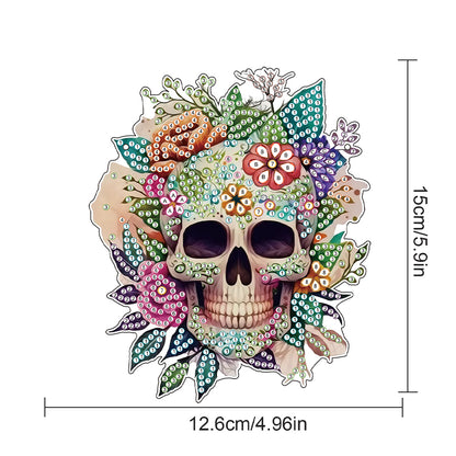 Halloween Skeleton Special Shape Diamond Painting Art Pendants for Wall Decor