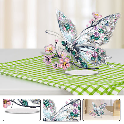 Acrylic Gem Butterfly Diamond Painting Desktop Ornaments Bedroom Table Decor