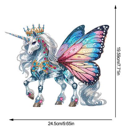 Acrylic Butterfly Horse Diamond Painting Desktop Ornaments Bedroom Table Decor