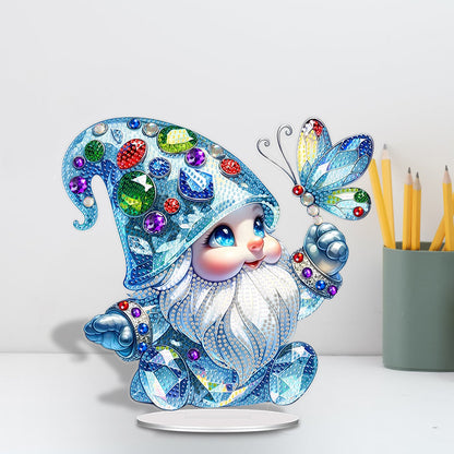 Acrylic Gnome Butterfly Diamond Painting Desktop Ornaments Bedroom Table Decor