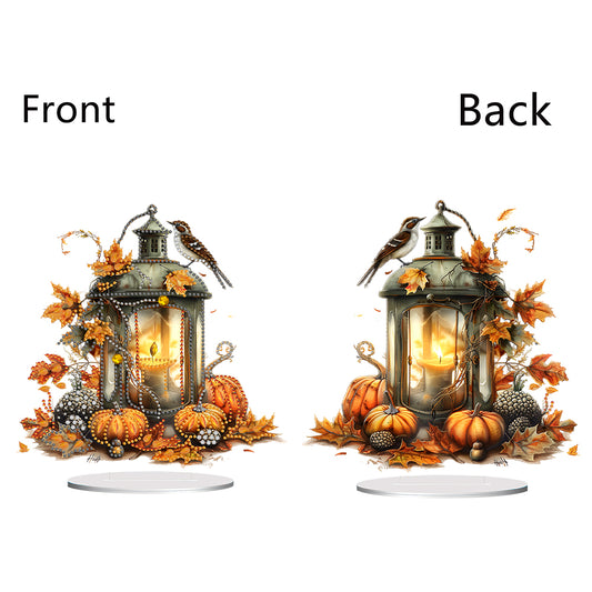 Special Shape Pumpkin Bird Oil Lamp Desktop Diamond Art Kits Bedroom Table Decor
