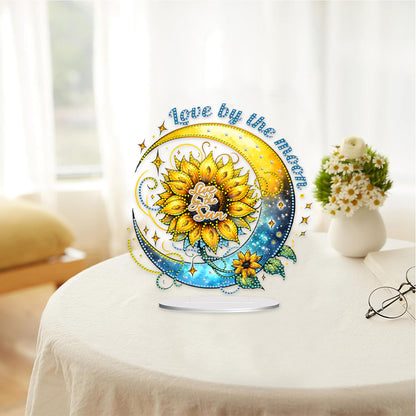 Special Shape Sunflower Butterfly Diamond Painting Desktop Decorations