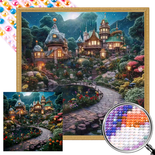 Night Town - Full AB Round Drill Diamond Painting 40*40CM