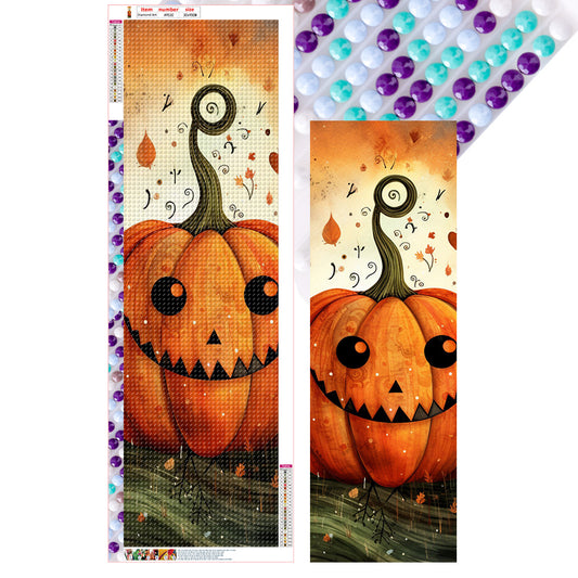 Pumpkin - Full Round Drill Diamond Painting 30*90CM