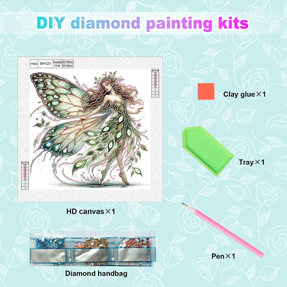 Elf Fairy - Special Shaped Drill Diamond Painting 30*30CM