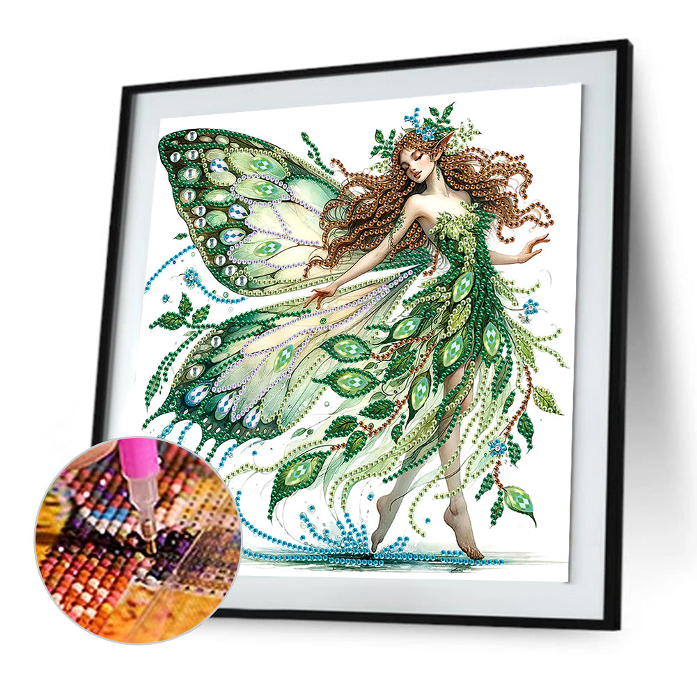 Elf Fairy - Special Shaped Drill Diamond Painting 30*30CM