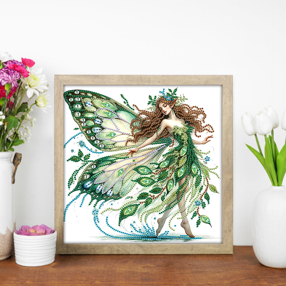 Elf Fairy - Special Shaped Drill Diamond Painting 30*30CM