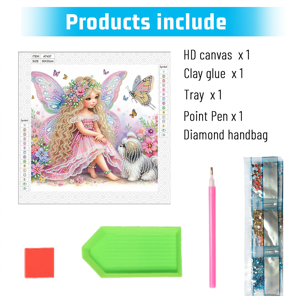 Elf Fairy - Special Shaped Drill Diamond Painting 30*30CM