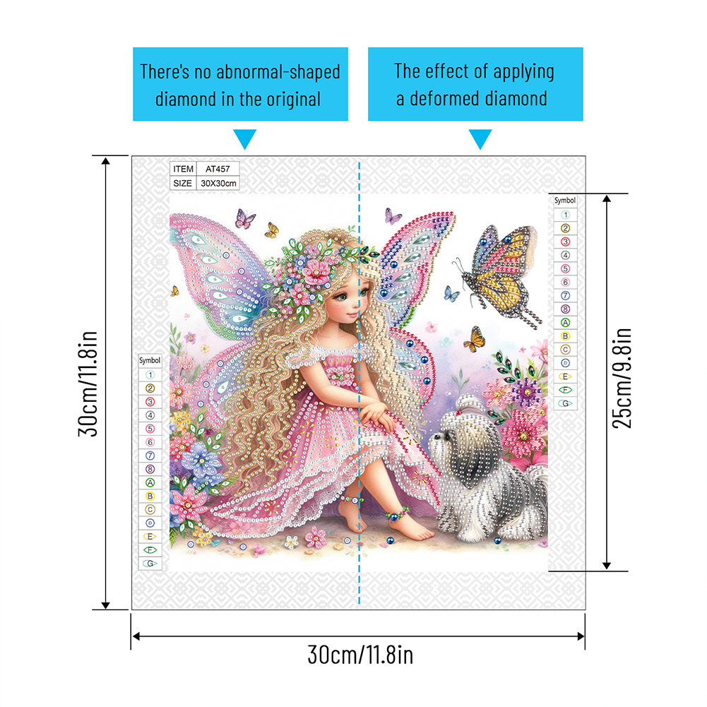 Elf Fairy - Special Shaped Drill Diamond Painting 30*30CM