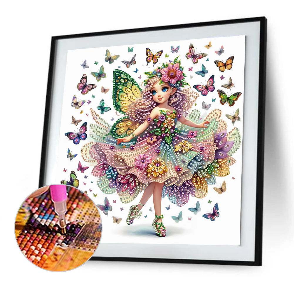 Elf Fairy - Special Shaped Drill Diamond Painting 30*30CM