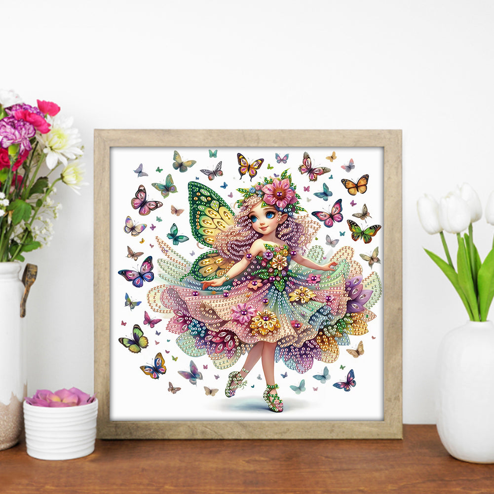 Elf Fairy - Special Shaped Drill Diamond Painting 30*30CM