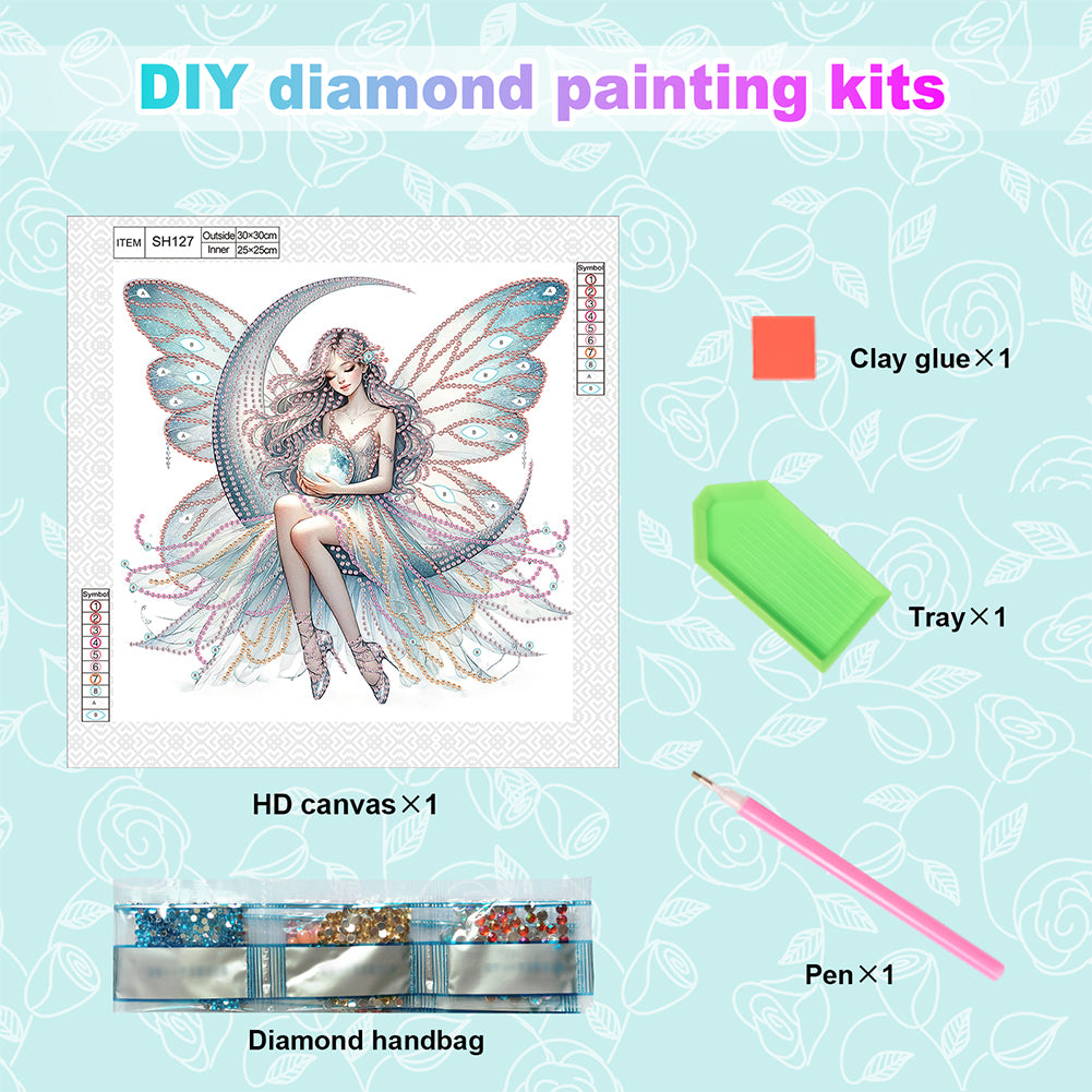 Elf Fairy - Special Shaped Drill Diamond Painting 30*30CM