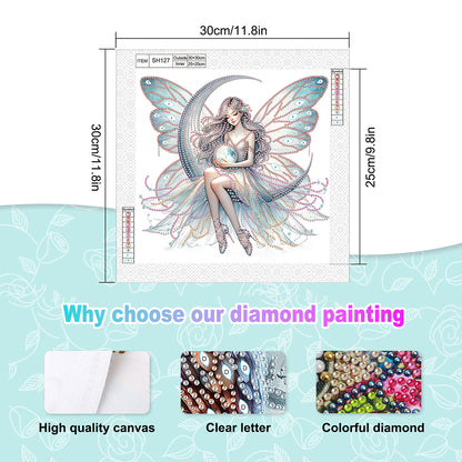 Elf Fairy - Special Shaped Drill Diamond Painting 30*30CM