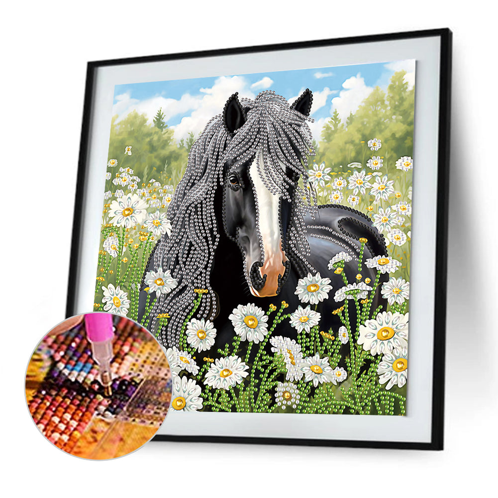 Horse - Special Shaped Drill Diamond Painting 30*30CM