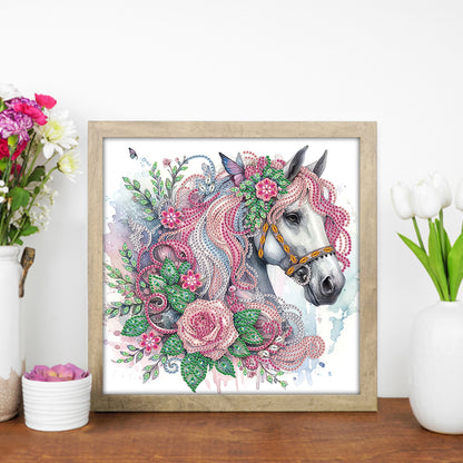 Horse - Special Shaped Drill Diamond Painting 30*30CM