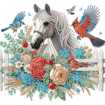 Horse - Special Shaped Drill Diamond Painting 30*30CM