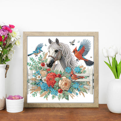 Horse - Special Shaped Drill Diamond Painting 30*30CM