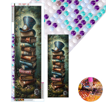 Book Mountain Hat - Full Round Drill Diamond Painting 30*90CM